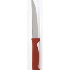 6 couteaux à steak + bloc de rangement
