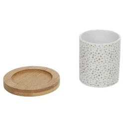 4 gobelets expresso avec sous tasse bois