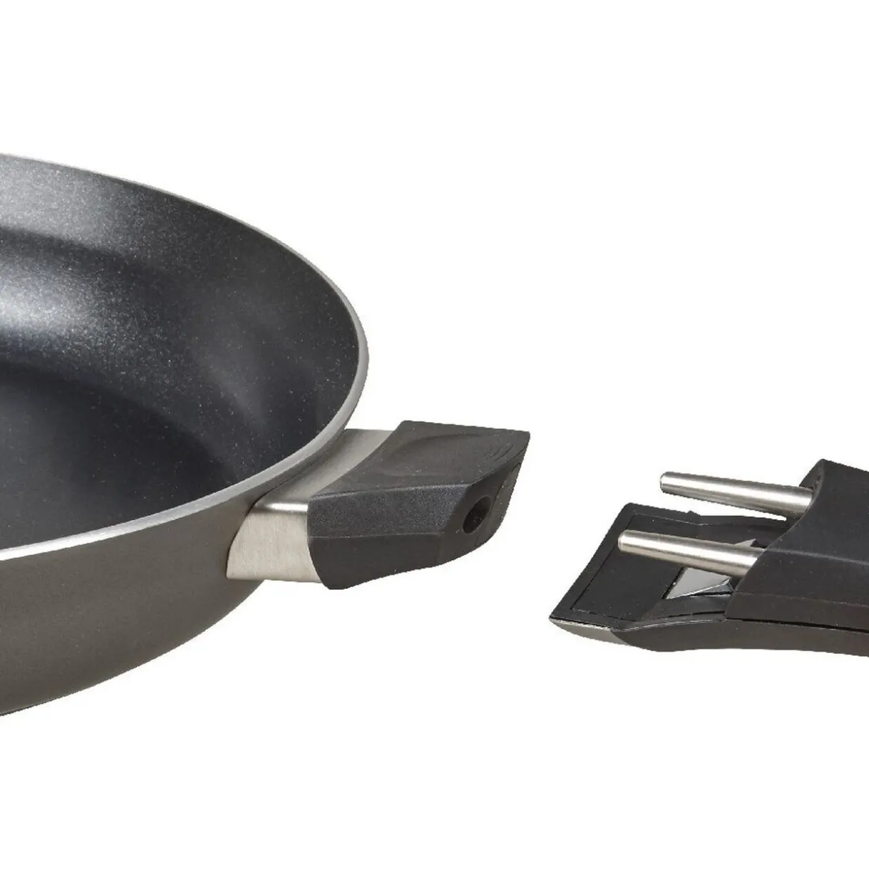 2 poêles et 1 poignée Pyrex