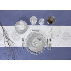Assiette à dessert argenté