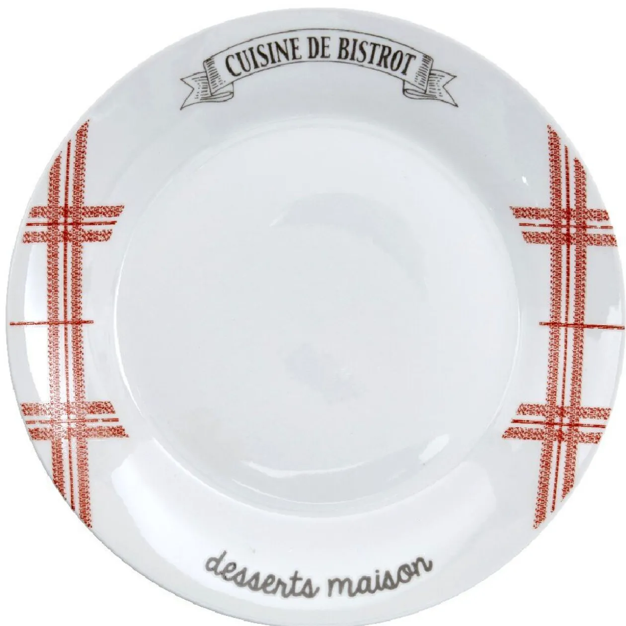 Assiette à dessert bistrot
