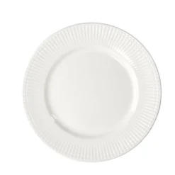 Assiette à dessert Colombe en porcelaine blanche Ø19cm