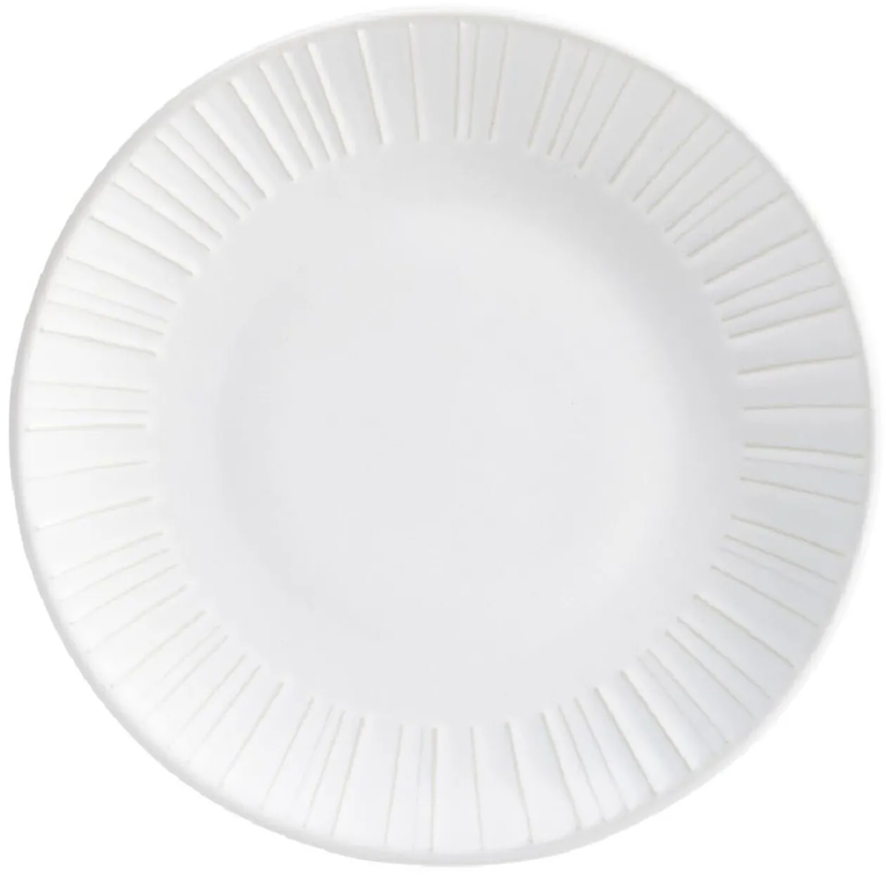 Assiette à dessert en céramique blanc Ø21cm