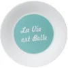 Assiette à dessert "La vie est belle"