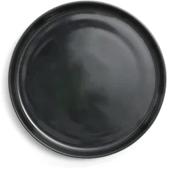Assiette à dessert Oslo en grès noir Ø20cm