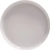 Assiette à dessert Oslo porcelaine gris uni