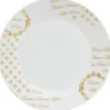 Assiette à dessert porcelaine Noël