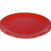 Assiette à dessert rouge