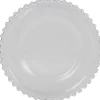 Assiette à dessert transparente