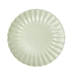 Assiette à dessert Venise en faïence verte Ø20cm