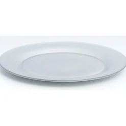 Assiette à dessert verre Zana givre étoiles dorées