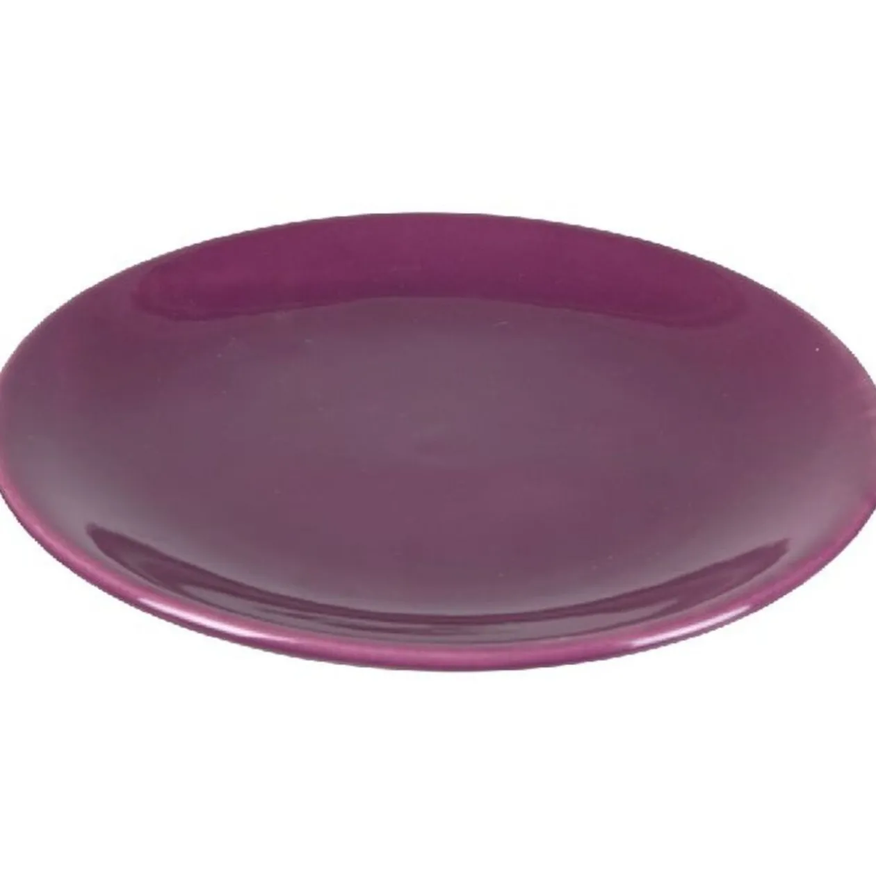 Assiette à dessert violette