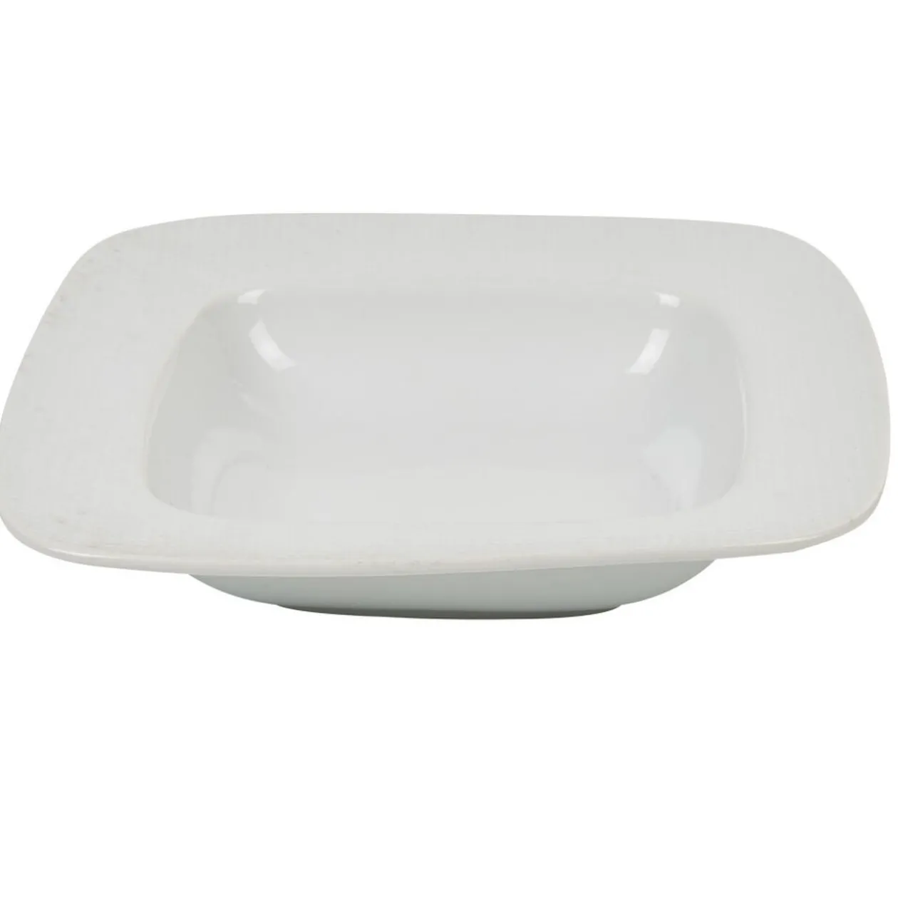 Assiette creuse blanche