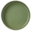 Assiette de dégustation creuse ronde verte