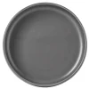 Assiette de dégustation creuse ronde grise