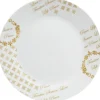 Assiette plate porcelaine Noël