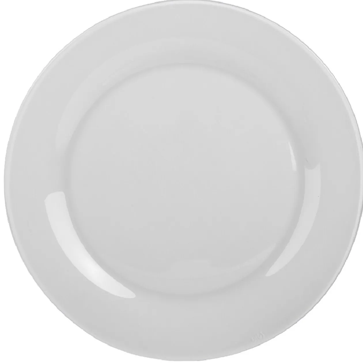 Assiette plate ronde Luminarc blanche Zana