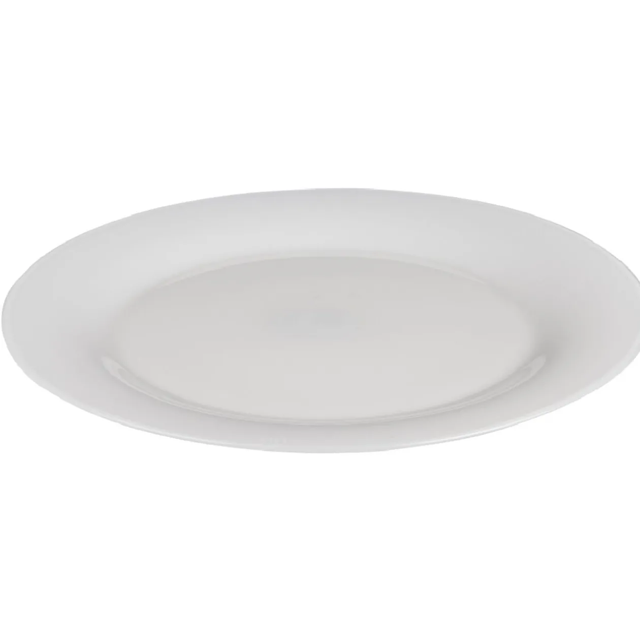Assiette plate ronde Luminarc blanche Zana