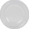 Assiette plate transparente