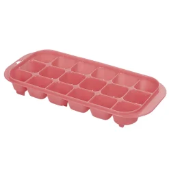 Bac à glaçons en plastique rose 18 compartiments x2