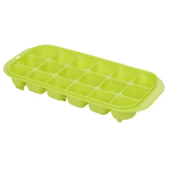 Bac à glaçons en plastique vert 18 compartiments x2