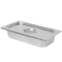 Bac inox avec couvercle préparation conservation L.32,5 cm