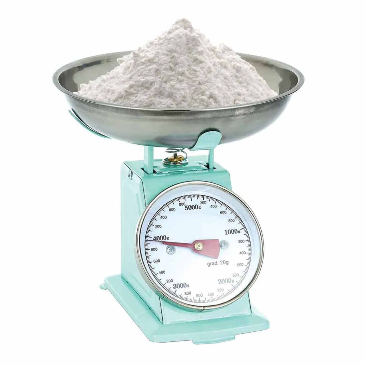 Balance de cuisine vintage en inox 5 kg