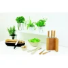 Bloc bambou et 5 couteaux