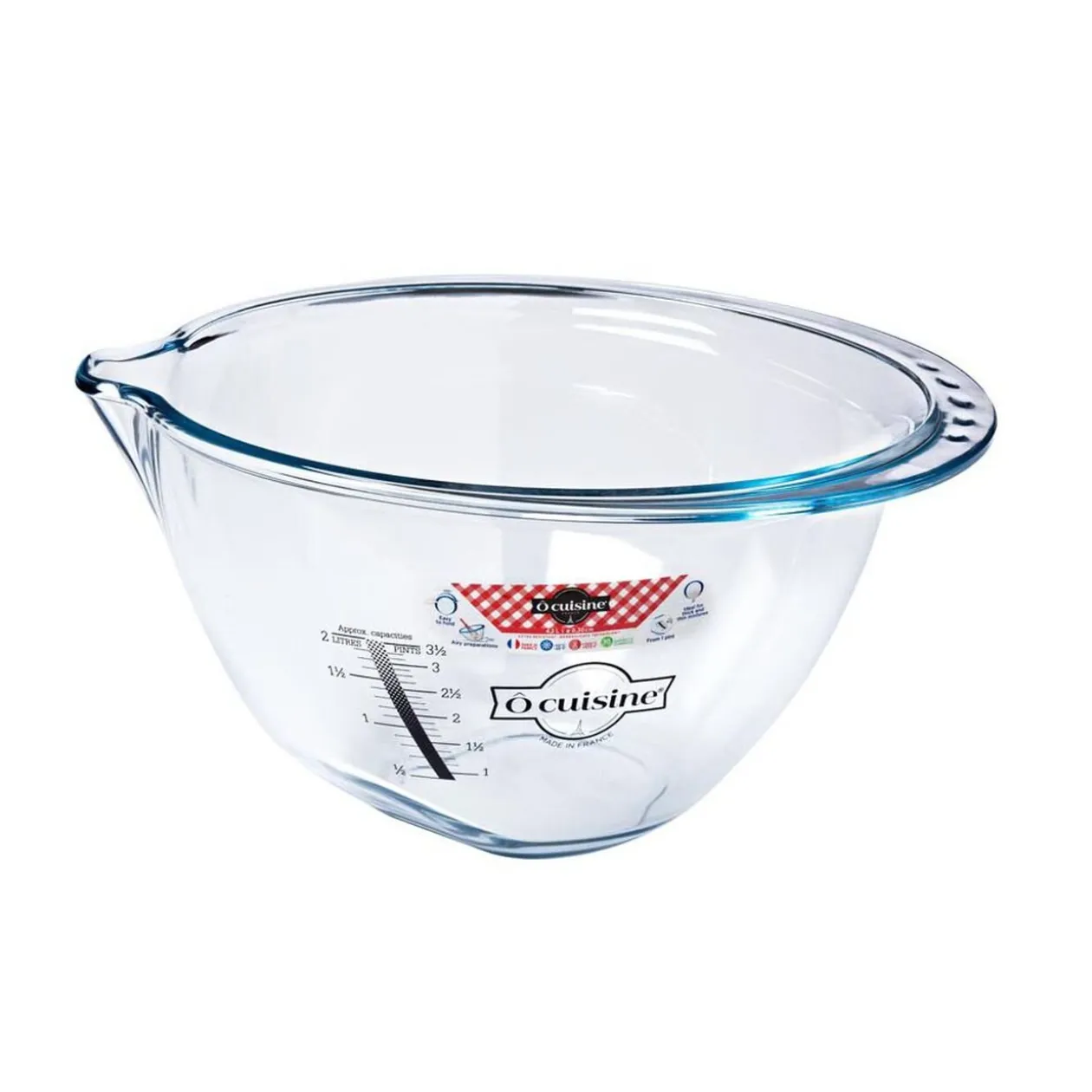 Bol à mixer gradué Ocuisine verre transparent