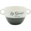 Bol à soupe en faïence