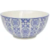 Bol en faïence motif carreau de ciment Ø11,5 cm