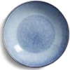 Bol grès bleu Ø21,5xH5,5cm