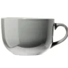 Bol jumbo Madrid en faïence gris foncé Ø13xH8,5cm 700ml