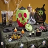 Bonbonnière Halloween Disney Villains rouge et vert Ø20xH22,5cm
