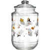 Bonbonnière 2L en verre motifs Halloween Ø13,5xH24,5cm