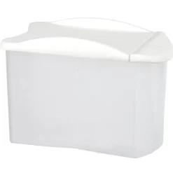 Boîte alimentaire empilable transparente et blanche 0,8 L