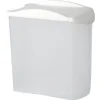 Boîte alimentaire empilable transparente et blanche 1,25 L