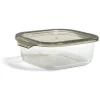 Boîte alimentaire en verre avec couvercle en plastique 800ml