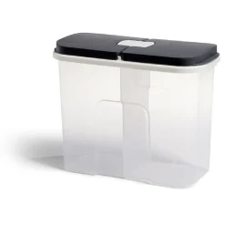 Boîte de conservation en plastique à 2 compartiments transparent 2,1L