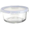 Boîte de conservation ronde en verre 1000 ml