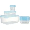 Boîte plastique bleu x12