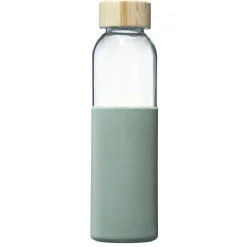 Bouteille en verre 500 ml avec protection silicone