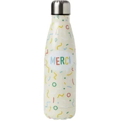 Bouteille isotherme inscription Merci