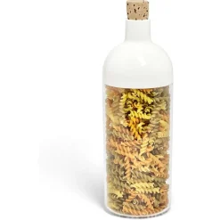 Bouteille récipient 900ml plastique transparent