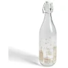 Bouteille verre officina 1L déco Noël - 2 modèles