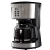 Cafetière programmable noire et grise 1,5 L