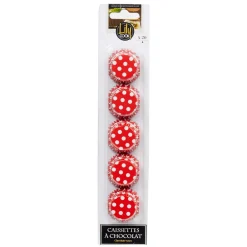 Caissette aluminium rouge et blanc x20