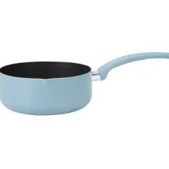 Casserole aluminium noire et bleu