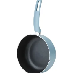 Casserole aluminium noire et bleu