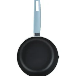 Casserole aluminium noire et bleu